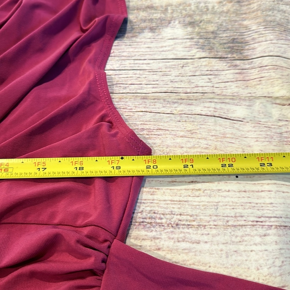 Love Squared • Berry Color Maxi Dress • Sz 2X • NWT! - Picture 13 of 15